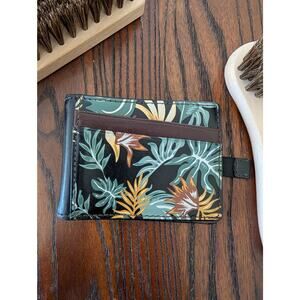 Fossil leather wallet/money clip